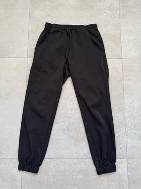 MediChic Mini Marilyn Scrub Jogger Pants Black XS Stretch Medical Uniform